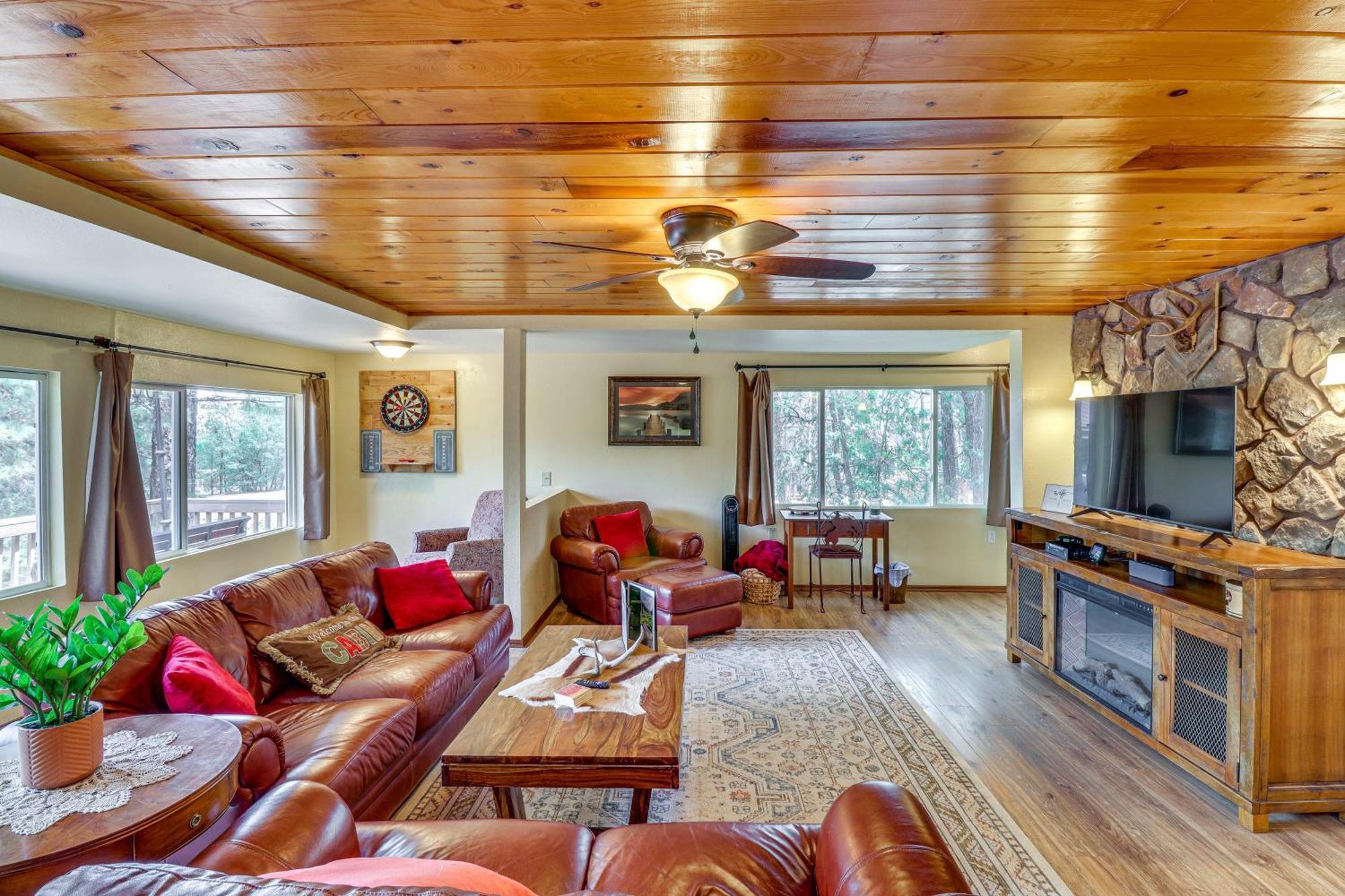 Show Low Cabin With Bbq And Fire Pit Pets Welcome! Exterior photo